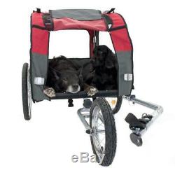 New Large Bicycle Dog Trailer Pushchair Stroller Carrier Jogging Pet Ride Bike