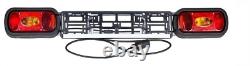 New Model Light board Bike Rack, Cycle Carrier, Car Trailer 13 pins, cable 140cm