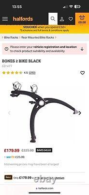 New Saris Bones 2 Bike Rear Carrier Cycle Rack Travel Car Boot Holder Save £