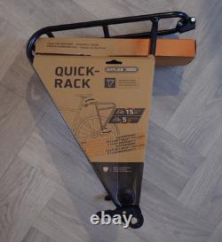 Ortlieb Quick Rack Rear Bike Luggage Rack Lightweight, Tool-Free, Black