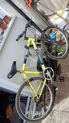 Oscar Mountain Bike Flat Bar Front Suspension Rear Carrier Yellow Black