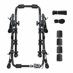 Overdrive Sport 3-Bike Trunk Mounted Bicycle Carrier Rack Fits Most Vehicles