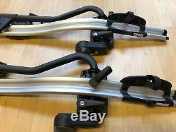Pair Of Thule Proride 591 Roof Mounted Cycle / Bike Carrier / Rack