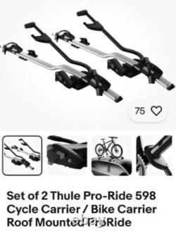 Pair of Thule 598 ProRide Cycle Carriers BNIB