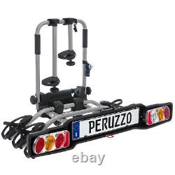 Peruzzo Parma 3 Bike Tow Ball Cycle Carrier Quick Release, 2 Year Warranty