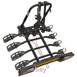 Peruzzo Parma 4 Bike Tow Ball Cycle Carrier Quick Release, 2 Year Warranty