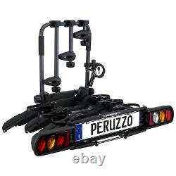 Peruzzo Pure Instinct 3 Bike Tow Ball Cycle Carrier Folding, 2 Yr Warranty