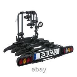 Peruzzo Pure Instinct 4 Bike Bicycle Tow Ball Carrier Rack Tilting Folding