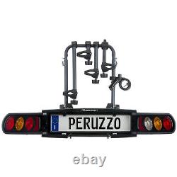 Peruzzo Pure Instinct 4 Bike Tow Ball Cycle Carrier Folding, 2 Yr Warranty