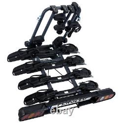 Peruzzo Pure Instinct 4 Bike Tow Ball Cycle Carrier Folding, 2 Yr Warranty