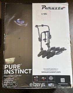 Peruzzo Pure Instinct Rear Car Boot Cycle Carrier 3 Bike Rack Holder Bicycle New
