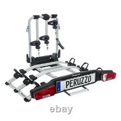 Peruzzo Zephyr 3 Towball Towbar E-Bike Cycle Carrier 3 Bike Tilting Car Rack