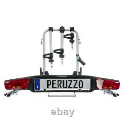 Peruzzo Zephyr Towbar Cycle E-Bike Carrier 3 Bike Car Tow Bar Ball Tilting Rack