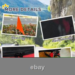 Pet Bicycle Trailer Dog Cat Bike Carrier Water Resistant With Hitch Coupler