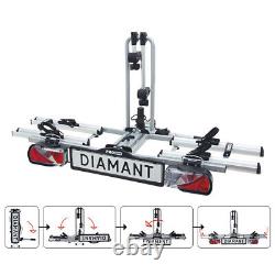 Pro User BATM025 Diamant Foldable Cycle Carrier Bike Rack Tow Ball 2 Bike Load