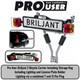 Pro User Briljant 2 Bike Cycle Carrier Including Storage Bag and Road Lighting