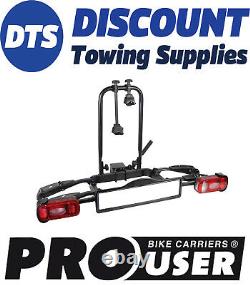 Pro User Ruby + 2 Bike Towball Mounted Cycle Carrier