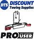 Pro User Ruby + 2 Bike Towball Mounted Cycle Carrier
