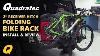 Quadratec 2 U0026 4 Bike Folding Bike Rack Review For Jeep Wrangler