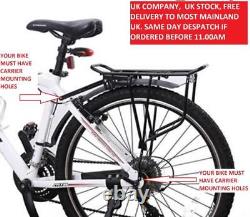 RDK Bike/Cycling Rear Disc Brake Pannier Bag Rack Black