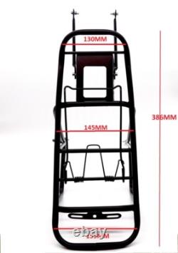 RDK Bike/Cycling Rear Disc Brake Pannier Bag Rack Black