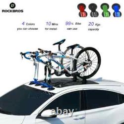 ROCKBROS Bike Rack Carrier Suction Roof-top Quick Installation Blue 1 bicycle