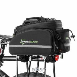 ROCKBROS Bike Rear Carrier Bag Cycling Bicycle Travel Rear Pack Pannier Large