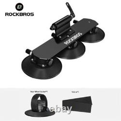 ROCKBROS Bike Rooftop Carrier Bike Rack Sucker Quick Release Upright Roof Rack