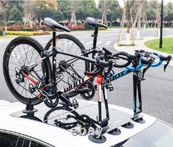 ROCKBROS Suction Cup Bike Rack for Car Roof Quick Release Open Box New