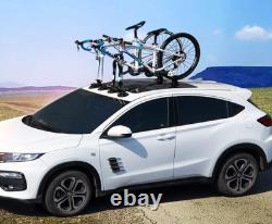 ROCKBROS Suction Cup Bike Rack for Car Roof Top 3 Bicycle Carrier Red Aluminum