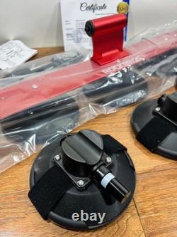 ROCKBROS Suction Cup Bike Rack for Car Roof Top 3 Bicycle Carrier Red Aluminum