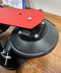 ROCKBROS Suction Cup Bike Rack for Car Roof Top 3 Bicycle Carrier Red Aluminum