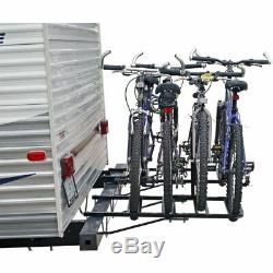 RV Bumper Bike Rack 4 Bike Motorhome Bike Carrier