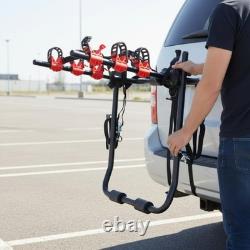 Rear Car Cycle Carrier Folds for Easy Storage Trunk Mount Bike Rack Heavy Duty