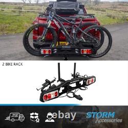 Ridgeback 2-bike V1 Towbar Mounted Bike Rack / Cycle Carrier Tow Bar 7 & 13 Plug