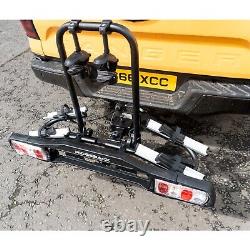 Ridgeback 4 Bike Towbar Mounted Bike Rack / Cycle Carrier Tow Bar 7 And 13 Plug