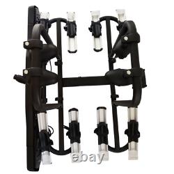 Ridgeback 4 Bike Towbar Mounted Bike Rack / Cycle Carrier Tow Bar 7 And 13 Plug