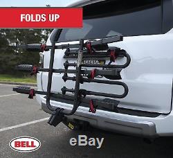 Rightup 3-Bike Hitch Rack Bicycle Carrier Holder Folding Mount Free Shipping