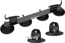 RockBros Bike Rack Car Roof Rack Carrier Suction Cups Quick Release 2 Bikes