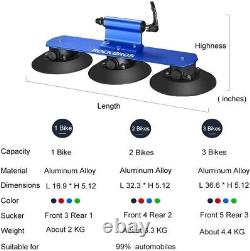 RockBros Bike Rack Car Roof Rack Carrier Suction Cups Quick Release 2 Bikes