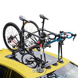 Rockbros Bike Carrier Rooftop Bike Rack Sucker Quick Release Upright Roof Rack