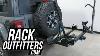 Rockymounts Backstage Swingaway Bike Rack With Hitch Extension On Jeep Wrangler