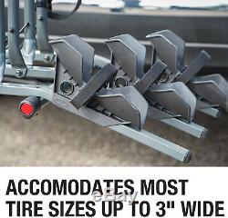 SUV Bike Rack For Car Mount Tow Hitch 3 Folding Truck Bicycle Carrier Travel