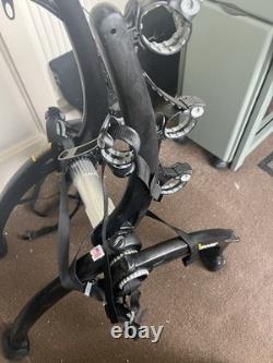 Saris 3 Bike Strap-On Car Bike Rack Carrier with Protective Padding Black/Silver