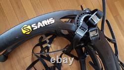 Saris 3 Bike Strap-On Car Bike Rack Carrier with Protective Padding Black VGC