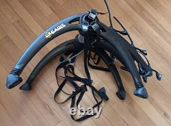 Saris 3 Bike Strap-On Car Bike Rack Carrier with Protective Padding Black VGC