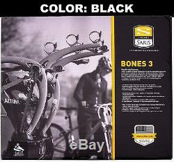 Saris BONES 3 #801BL Bike Car Trunk BLACK Rack Carrier US Lifetime Warranty