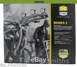 Saris BONES 3 801G Bike Car Trunk GREEN Rack Bicycle Carrier US LifetimeWarranty