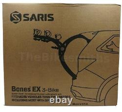 Saris BONES EX 3 803 Bike Car Trunk BLACK Rack Carrier Fits 3 Bikes