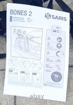 Saris Bones 2 Bike Carrier Rear Boot Cycle Rack Black For Saloons Van Hatchbacks